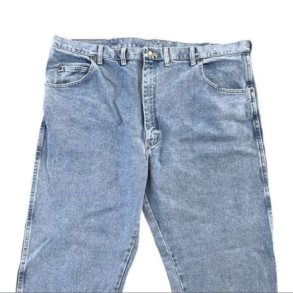 Wrangler‎ Relaxed Fit Jeans Size 46X30 Light Wash - Picture 3 of 9